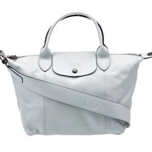 Longchamp Leather Top Handle Bag
